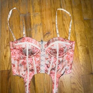 NWOT Oh Polly Hooked on a Feeling Corset Top US 0